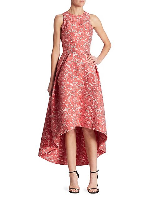 ML Monique Lhuillier - Crisscross Hi-Lo Dress