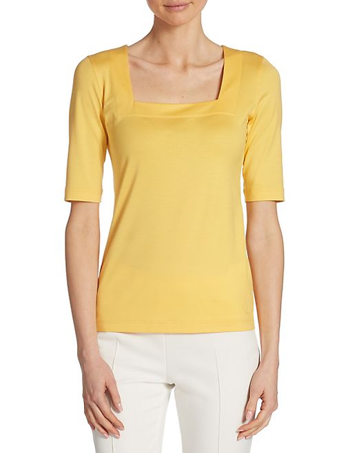 Akris punto - Squareneck Half Sleeve Top