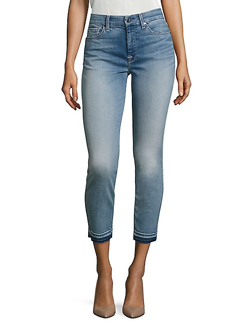 Jen7 - Released Hem Ankle Skinny Jeans