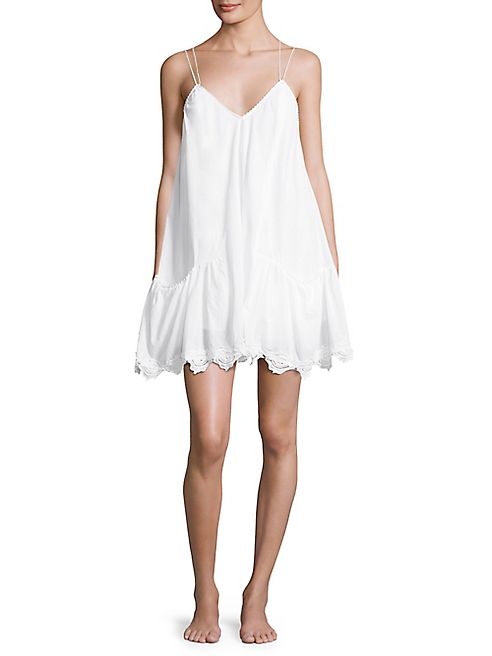 OndadeMar - Miranda Lace-Accented Short Dress