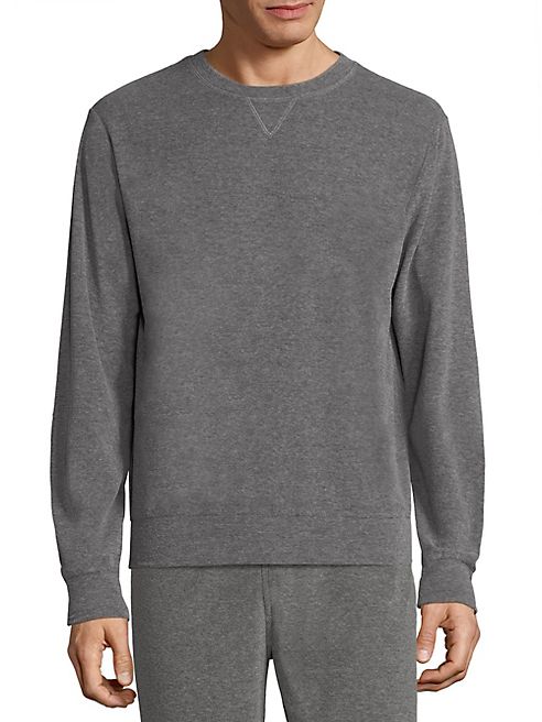 A.P.C. - Long Sleeve Heathered Sweatshirt