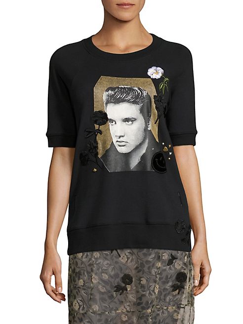 COACH 1941 - Elvis Floral Embroidered Sweatshirt