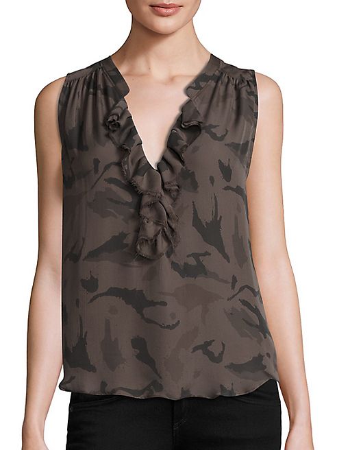 L'AGENCE - Natasha Ruffle Blouse