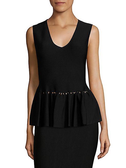 Jonathan Simkhai - Knit Peplum Top