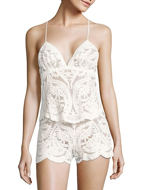 Flora Nikrooz - Dorothy Embroidered Camisole and Shorts Set