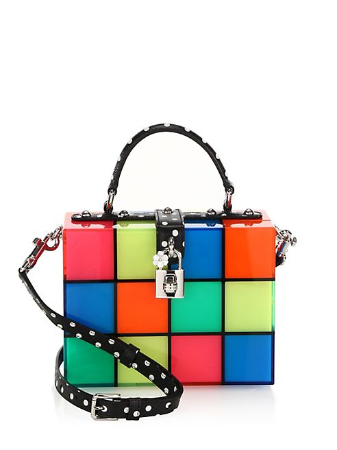 Dolce & Gabbana - Multicolor Cube Clutch