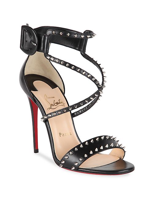 Christian Louboutin - Choca Spikes 100 Leather Sandals