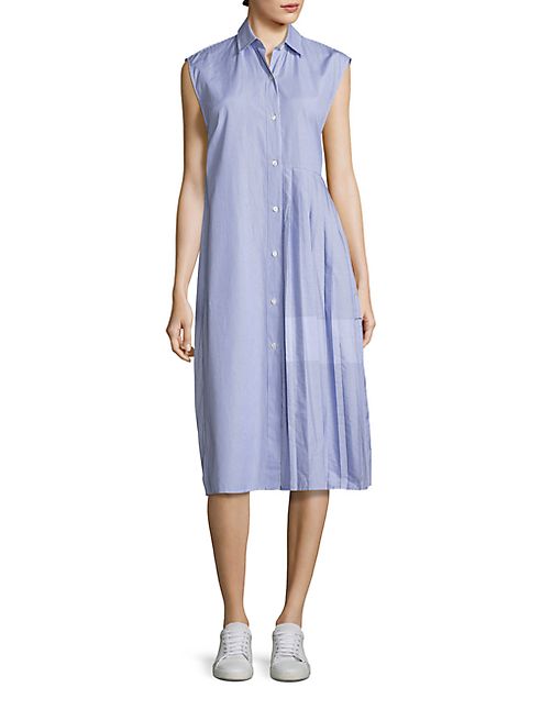 Public School - Emerson Cotton Stripe Shirt Dress