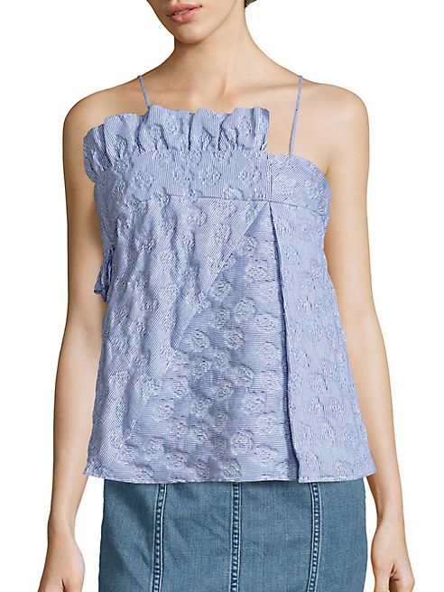 Public School - Ilili Seersucker Jacquard Top