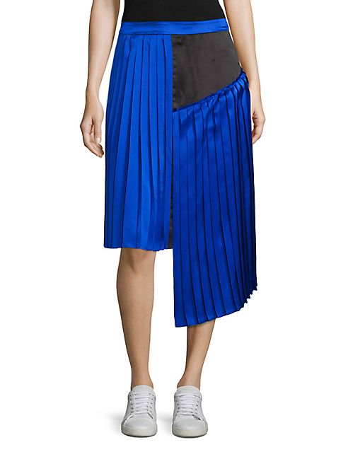 Public School - Kaleb Suchi Silk Pleated Skirt