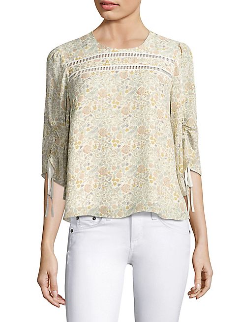 Prose & Poetry - Joyce Floral-Print Bell Sleeve Top