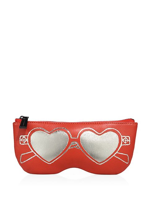 Rebecca Minkoff - Heart Sunnies Leather Sunglass Pouch