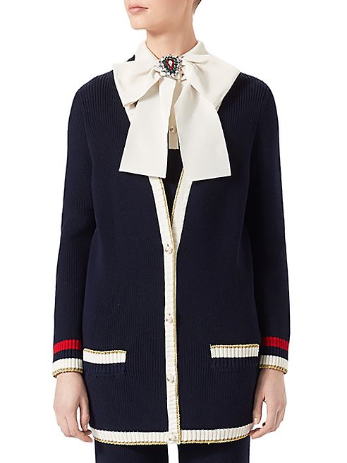 Gucci - Long Sleeve Knit Cardigan