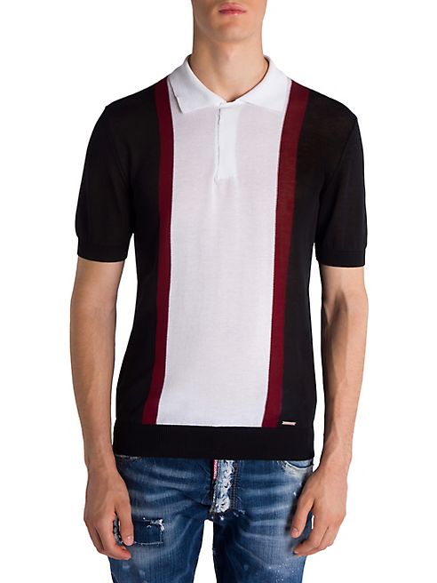 DSQUARED2 - Short Sleeve Colorblock Polo