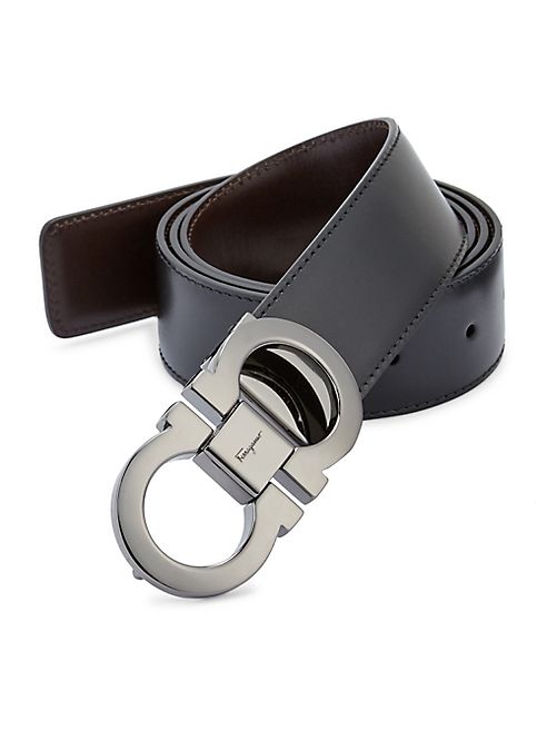 Salvatore Ferragamo - Gancini Buckle Leather Belt