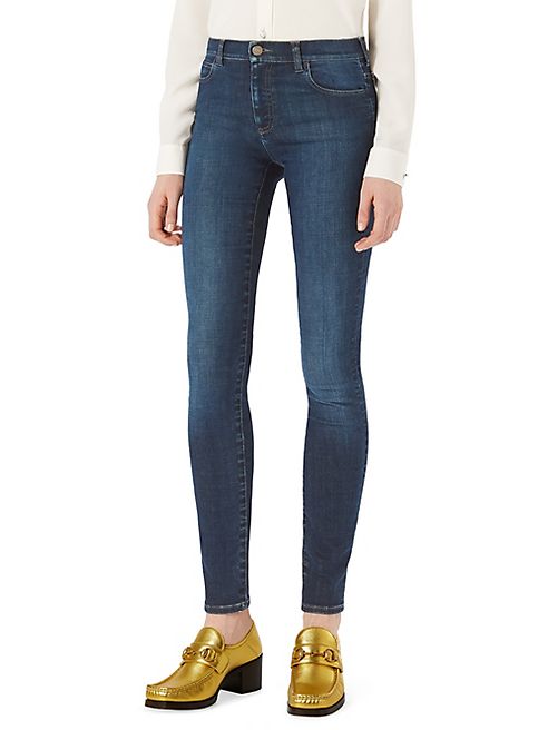 Gucci - Loved Patch Skinny Jeans