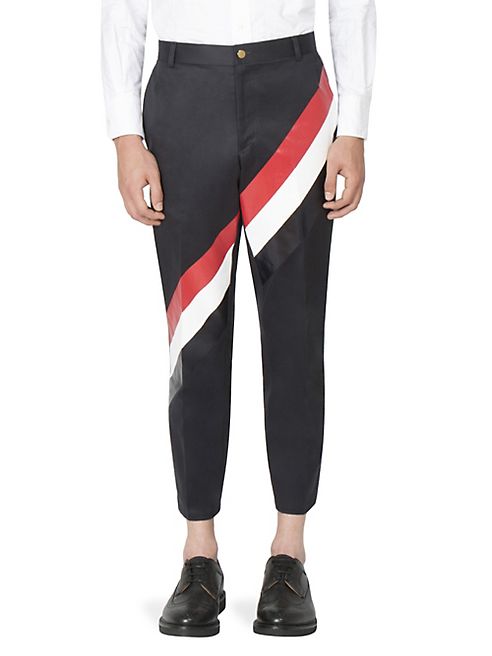 Thom Browne - Striped Unconstructed Trousers