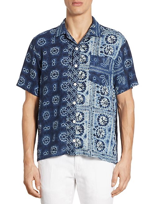 Polo Ralph Lauren - Patchwork Short Sleeve Button-Down Shirt