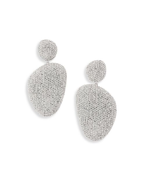 Adriana Orsini - Pavé Pebble Drop Earrings