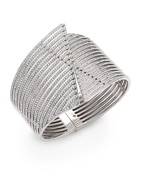 Adriana Orsini - Pavé Hinge Bangle