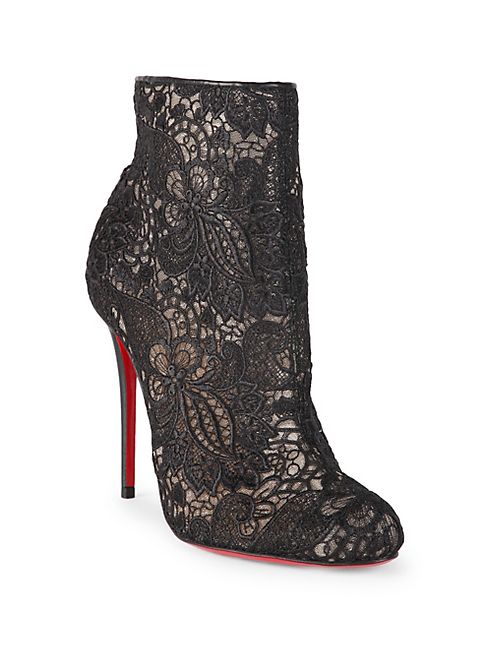 Christian Louboutin - Miss Tennis 100 Guipure Lace Booties