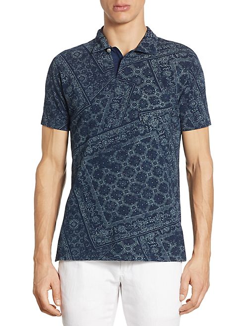 Polo Ralph Lauren - Featherweight Mesh Floral Knit Polo