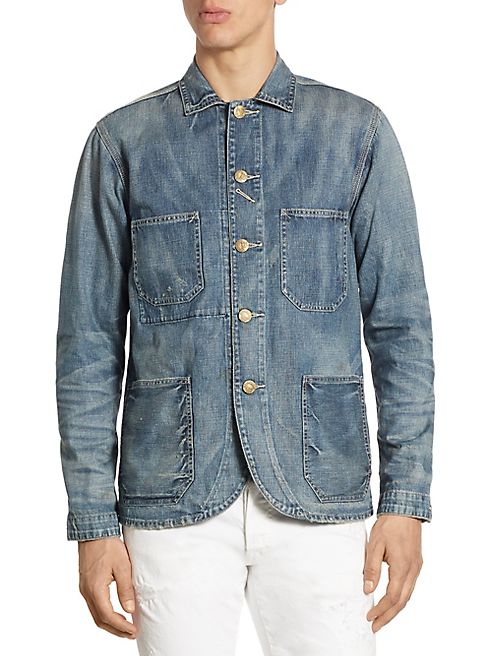 Polo Ralph Lauren - Regular-Fit Denim Chore Blazer