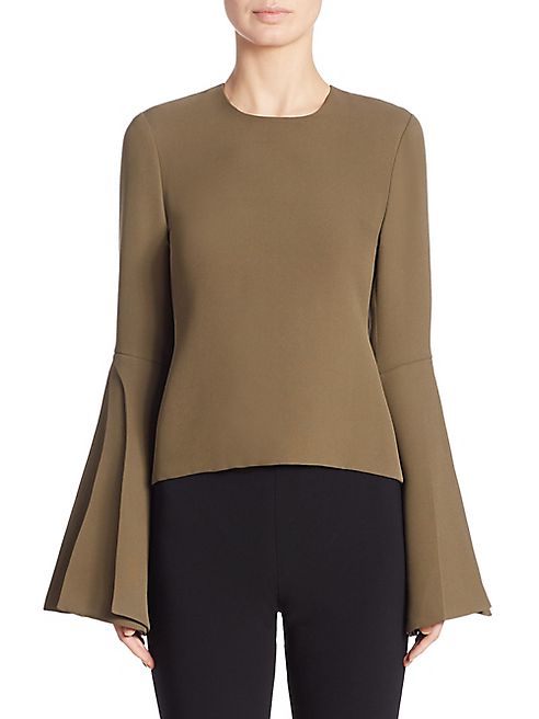 Brandon Maxwell - Long Bell Sleeve Top