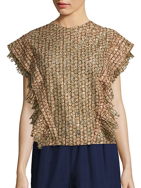 A Detacher - Esther Patterned Blouse