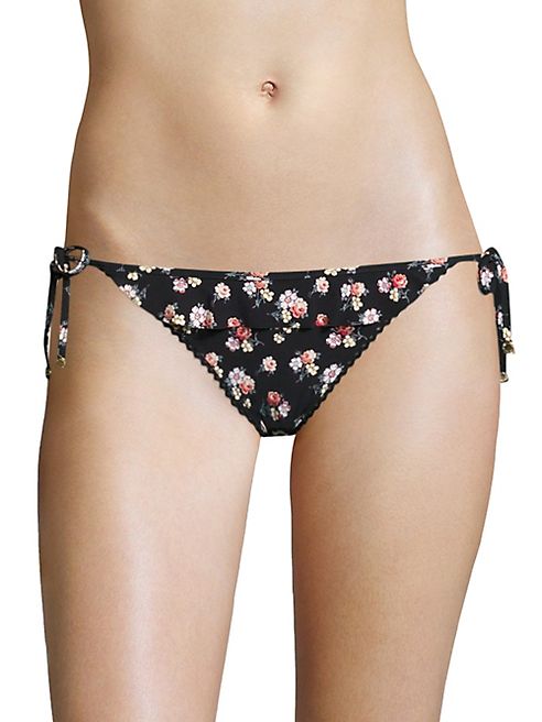 Stella McCartney - Vintage Florals Tie Side Bikini Bottom