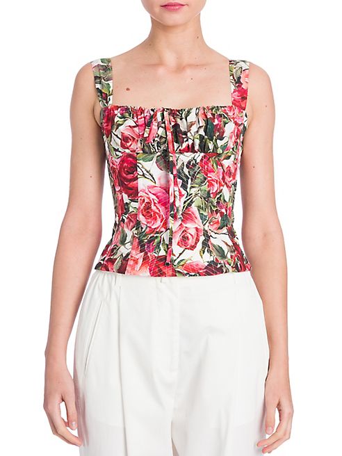 Dolce & Gabbana - Floral Corset Top