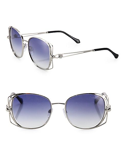 Roberto Cavalli - 55MM Oversized Square Sunglasses