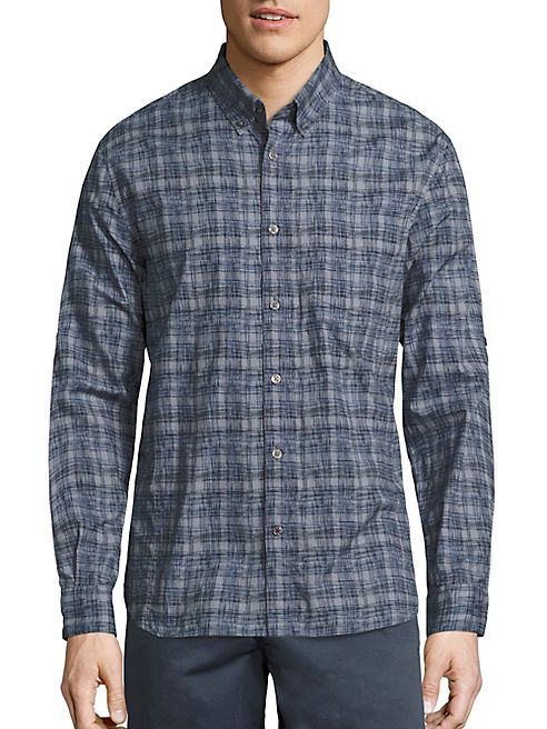 John Varvatos Star USA - Plaid Button-Down Shirt