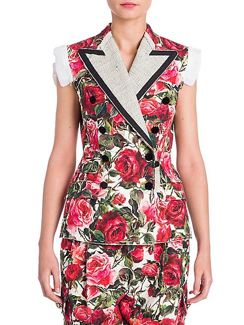 Dolce & Gabbana - Sleeveless Floral Vest