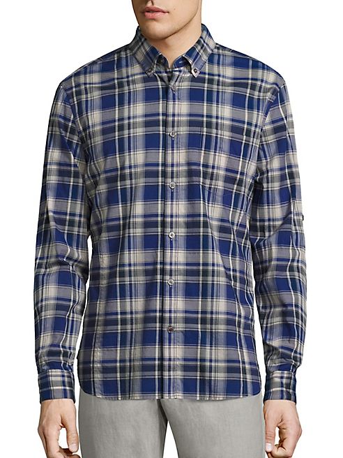 John Varvatos Star USA - Plaid Button-Down Shirt