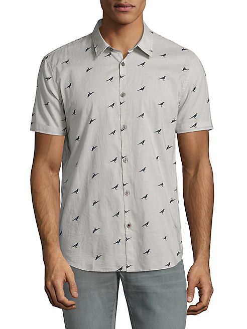 John Varvatos Star USA - Bird Printed Shirt