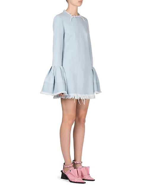 Marques'Almeida - Bell Sleeve Denim Dress