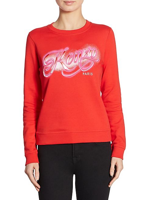 KENZO - Heathered Logo Sweatshirt