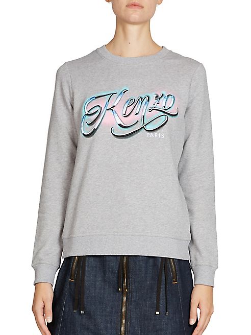 KENZO - Heathered Logo Sweatshirt