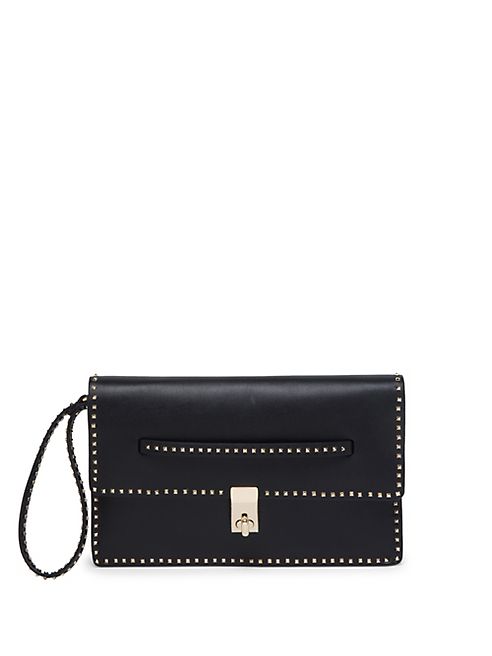 Valentino - Studded Leather Clutch