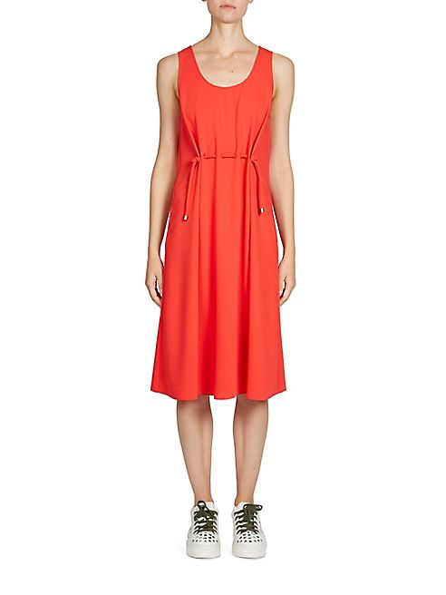 KENZO - Cinched Waist Crepe Dress