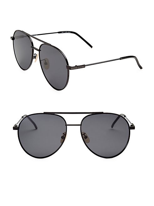 Fendi - 55MM Aviator Sunglasses