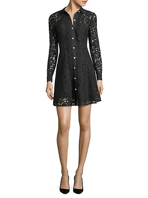 The Kooples - Moonlight Lace Shirtdress