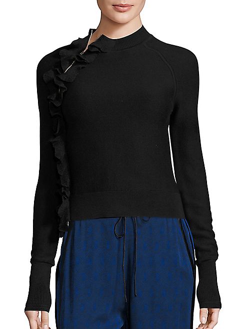 3.1 Phillip Lim - Ruffle Mockneck Sweater