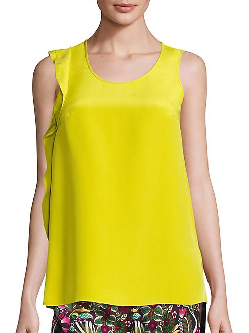 3.1 Phillip Lim - Ruffle Silk Tank Top