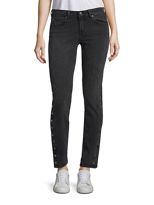 IRO - Biba Button Hem Straight-Leg Jeans