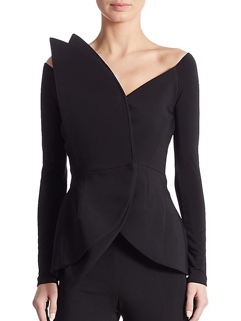 Antonio Berardi - Long Sleeve Peplum Jacket