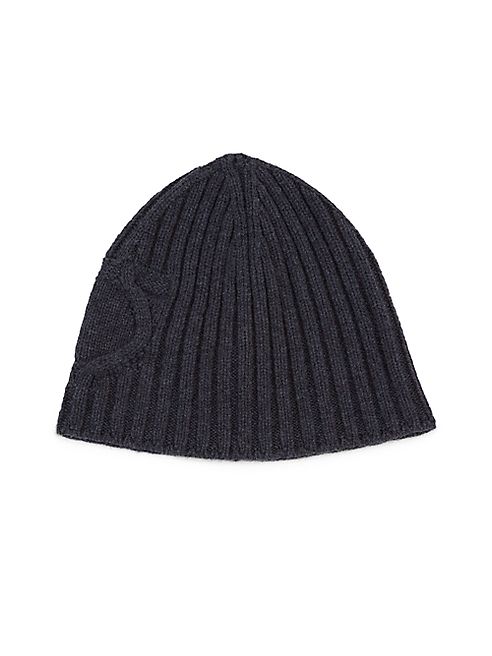 Salvatore Ferragamo - Virgin Wool & Cashmere Knit Beanie Hat