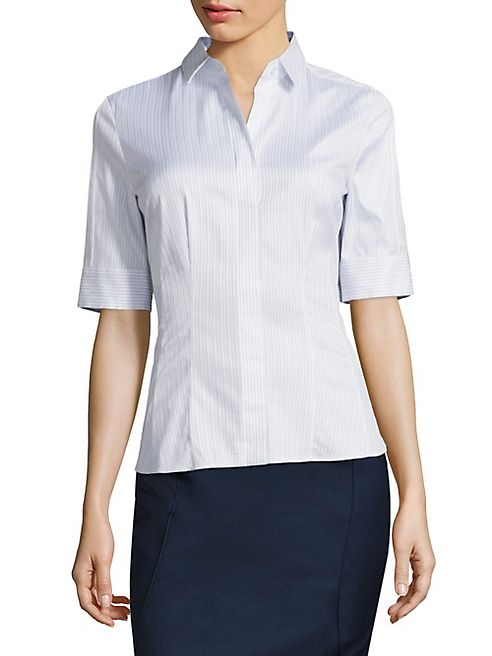 BOSS - Bashini2 Pinstriped Blouse