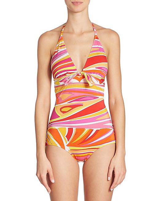 Emilio Pucci - Lance Beach One-Piece Swimsuit